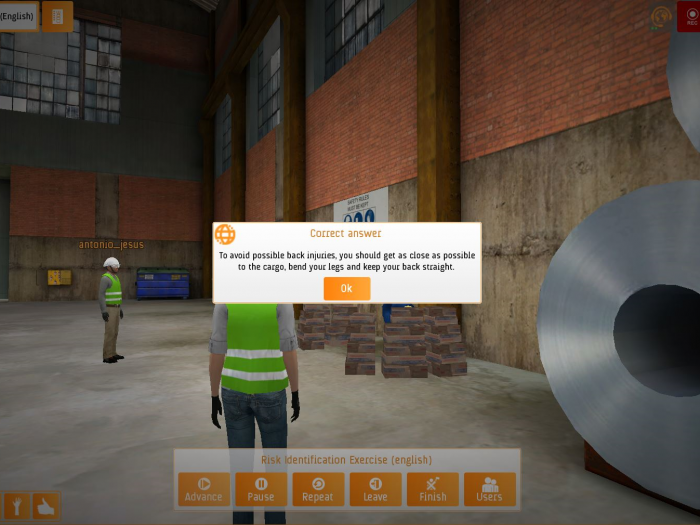 virtual onboarding in warehouse